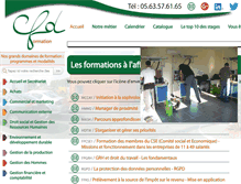 Tablet Screenshot of cfd-formation.fr